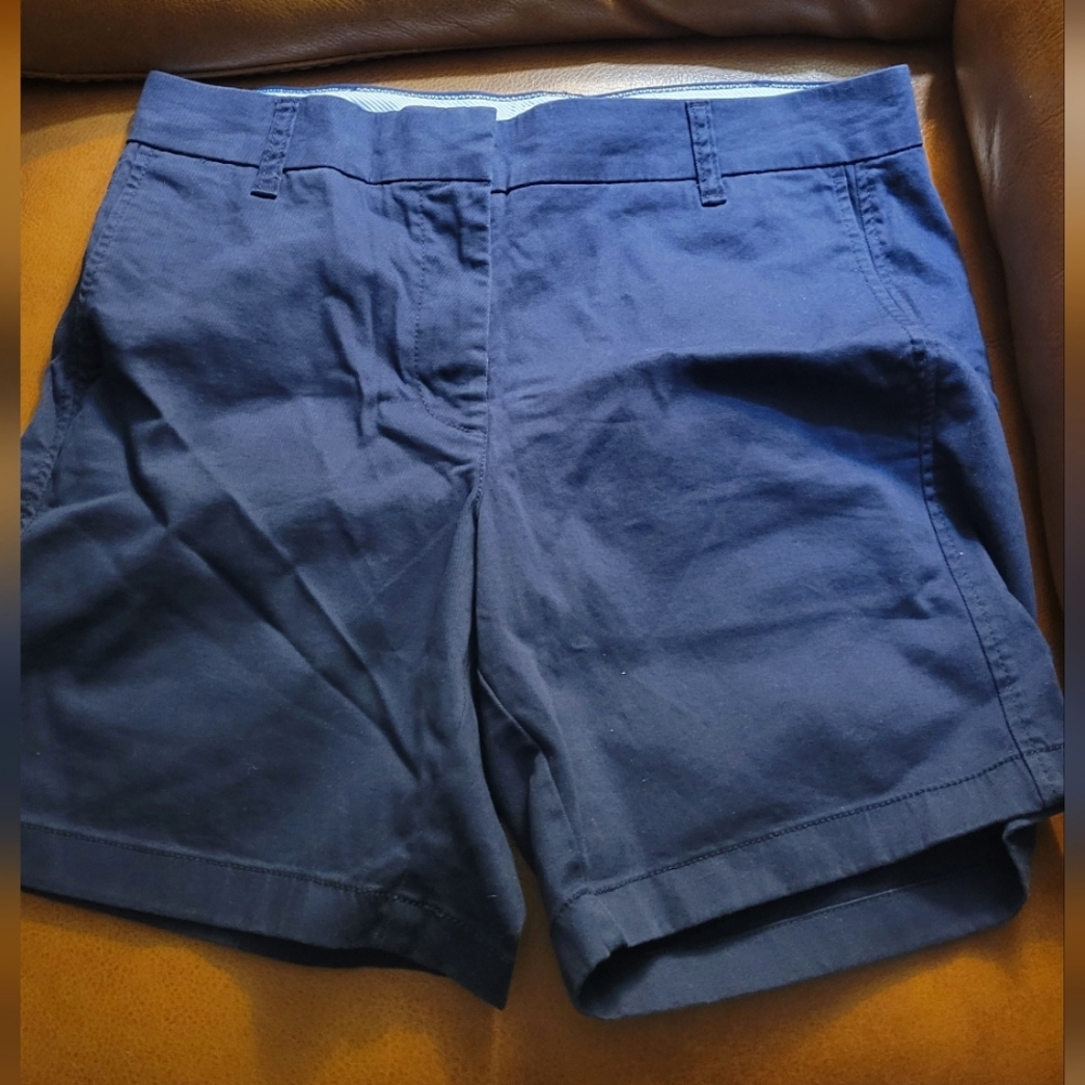 J Crew Navy Women's Bermuda Shorts Size 10 New w/Tags